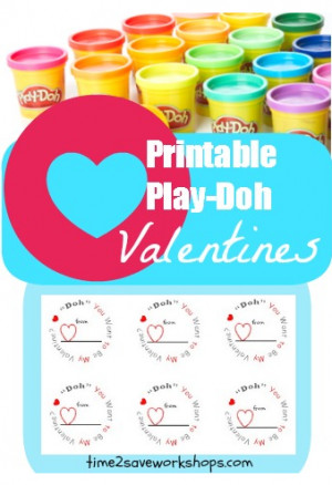 Printable Valentines Play-Doh Labels (FREE Printable!)