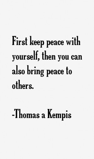 Thomas a Kempis Quotes & Sayings
