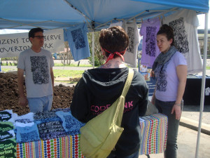 Roy Barnes President of the Citizens to Preserve Overton Park stands