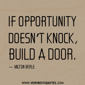 motivational quotes about opportunity