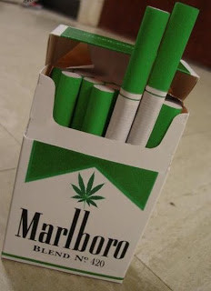 Many people saw on the web images of green Marlboro packs ...