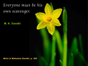 Mahatma Gandhi Quotes on Sanitation