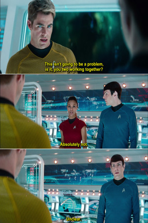 Spock Into Darkness Quotes Star trek into darkness quote-