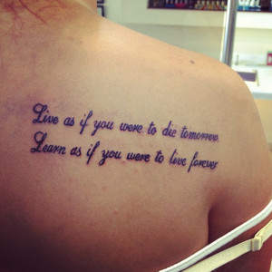 Tattoo Quotes Sayings