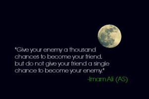 Friend & enemy/ Imam Ali (as)