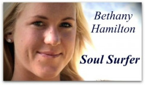 is a very inspiring book. It talks about a girl named Bethany Hamilton ...