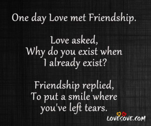 Love Vs Friendship..I choose second One.. :-)
