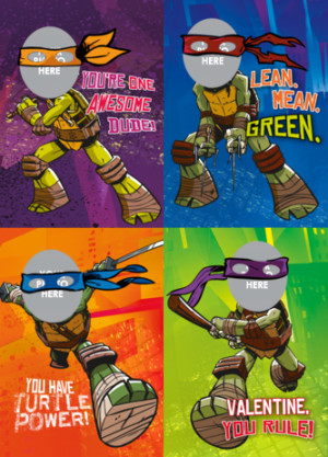 It's going to be a very Ninja Turtles Valentine's Day!