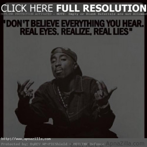 Inspirational Quotes Life Sayings Rapper Tupac Shakur