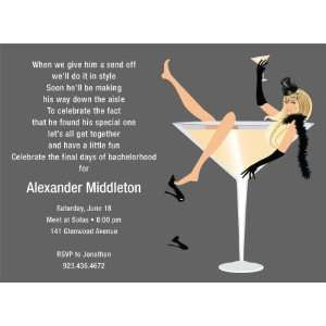 ... Party Invitations . Bachelor Party Invitations . Sassy, chic, trendy