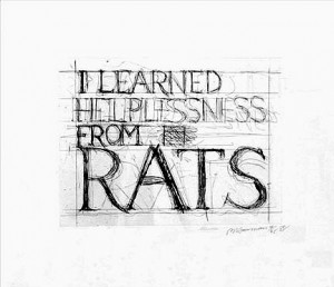 Learned Helplessness Rats Helplessness from rats