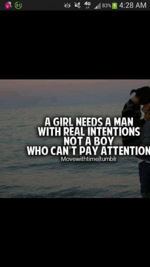 need a REAL man