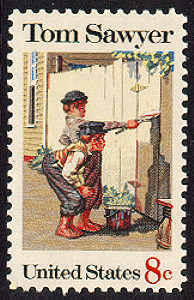 Famous Quotes From Mark Twain aka Samuel L Clemens in Stamp Collecting
