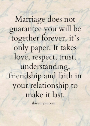 Making Your Marriage and Relationship Work