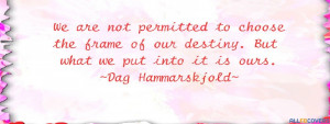 Dag Hammarskjold's quote #6