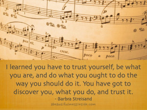 Inspirational Quotes, Barbra Streisand