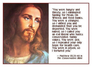 labels conservatives hypocrites jesus