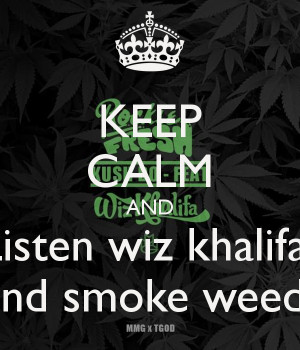 Wiz Khalifa Smoking Weed...