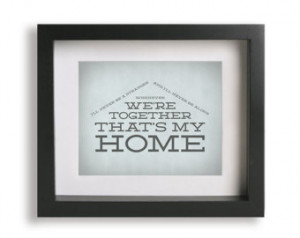 You're My Home / Billy Joel - M usic Lyric Art Print - wall art ...