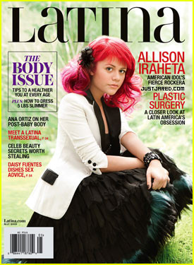 ... bright red hair on the cover of Latina magazine’s May 2010 issue