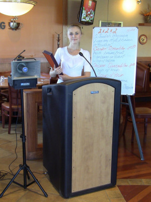 Restaurant Hostess Stands from AmpliVox