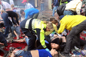 Boston Marathon Explosion Pictures & Video