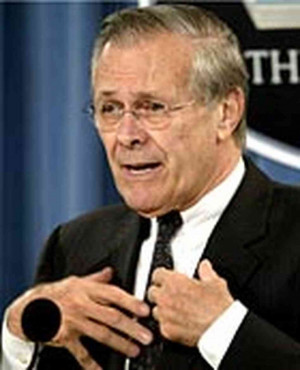 ... series of Secretary of Defense Donald Rumsfeld the iran-iraq war