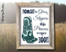 ... Sassy Cowgirl Quote // Princess Poster // Printable Wall Art // Gift