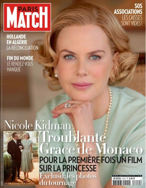 Nicole Kidman “Grace of Monaco” Paris Match Cover