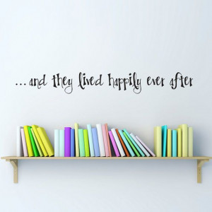 Happily Ever After Wall Decal Decal Quote by StephenEdwardGraphic, $20 ...