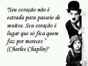 Imagens para Facebook - Frases Charles Chaplin