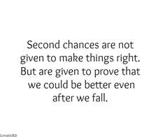 Second Chance Quotes
