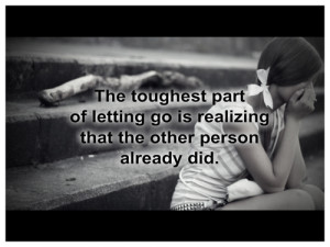 sad love quotes about moving on and letting go