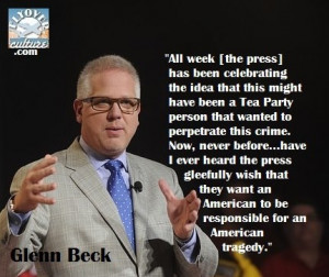 Glenn Beck quote...**What sadness, such sick-with-craziness the ...