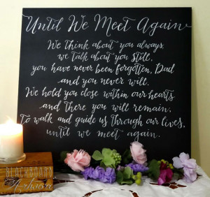 to loved ones who have passed, at your wedding. Ideal for a memorial ...
