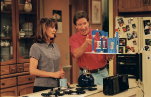 Still of Tim Allen and Patricia Richardson in Home Improvement
