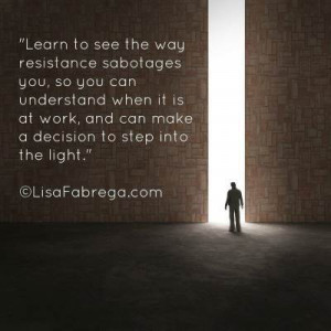 Lisa Fabrega Quote ~ Learn to See 