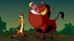 Timon And Pumbaa by jamalanimation