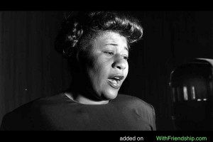 Ella Fitzgerald Vocalist...