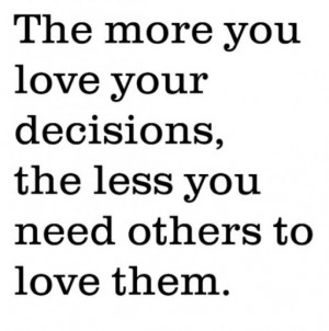 need to remember this and trust myself