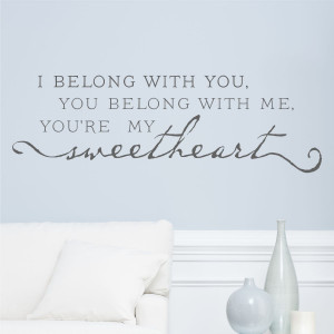 You're My Sweetheart Wall Quotes™ Decal