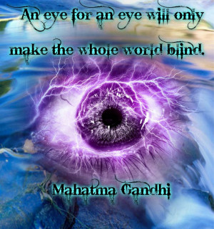 Never seek revenge, forgive instead