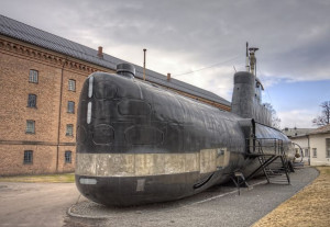 The submarine KNM Utstein outside the Royal Norwegian Navy Museum in ...