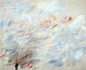 Cy Twombly (b. 1928), Untitled, 1964/84. Oil stick, wax crayon and ...