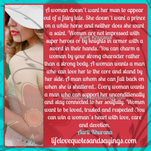 You Can Win A Woman’s Heart With Love And care..