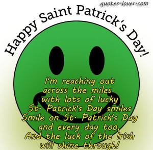 St. Patrick's Day smiles Smile on St. Patrick's Day and every day ...