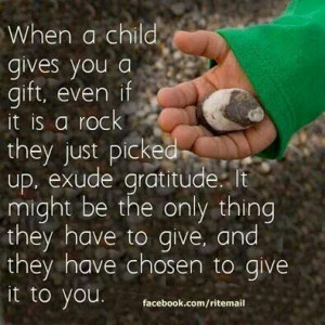 If a gift from a child doesn't make your heart sing, you're in the ...
