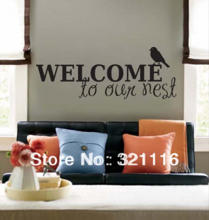 Free Shipping English Educated Epigram Wall Stickers Wall Quote Decals ...