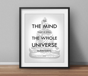 Spiritual Poster, Lao Tzu Quote, 2 styles for 1! Meditation poster Yin ...