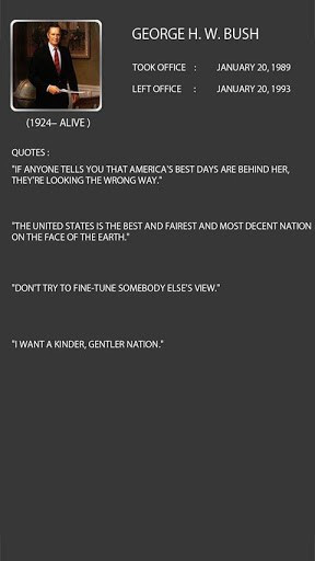 View bigger - US Presidents Famous Quotes for Android screenshot
